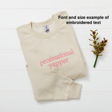 Embroidered Custom Text Here TShirt